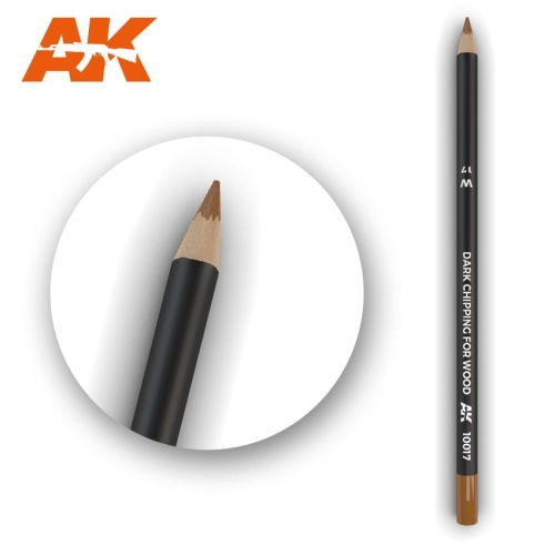 AK10017 dark chipping for wood Einzelstift